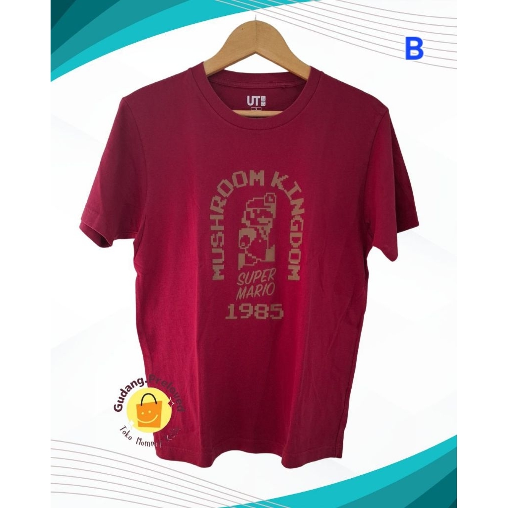 Kaos / T-shirt UT Super Mario Uniqlo S - PL