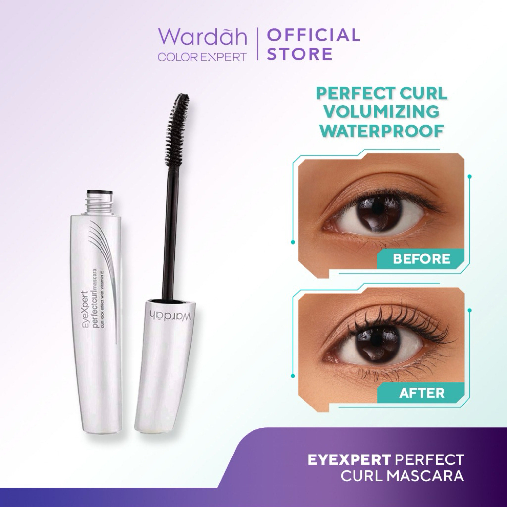 Wardah EyeXpert Perfect Curl Maskara ORIGINAL