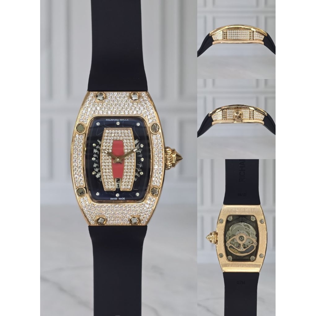 JAM TANGAN WANITA RM007 MOISSANITE DIAMOND