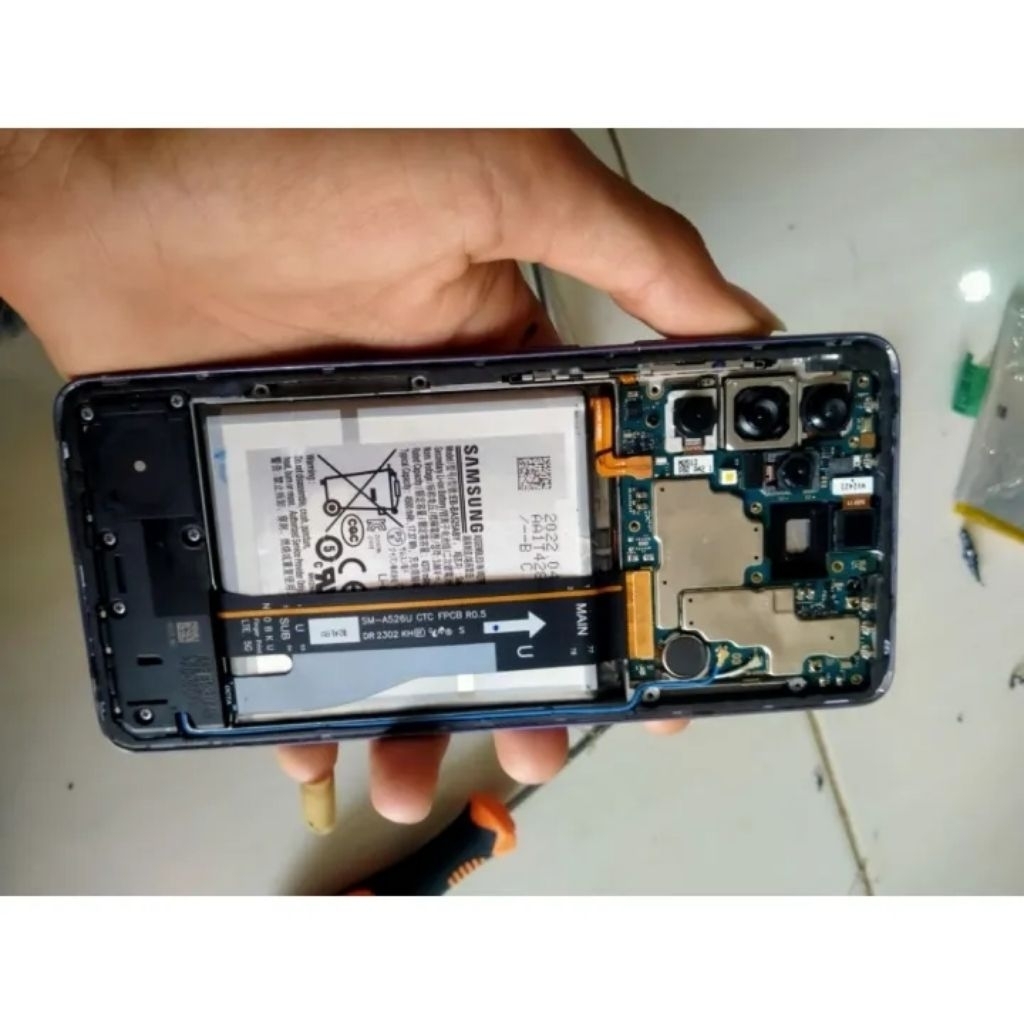 Lcd Tc HP Samsung A52S 5G SM-A528B Kondisi Lcd Sedaw Cabutan normal