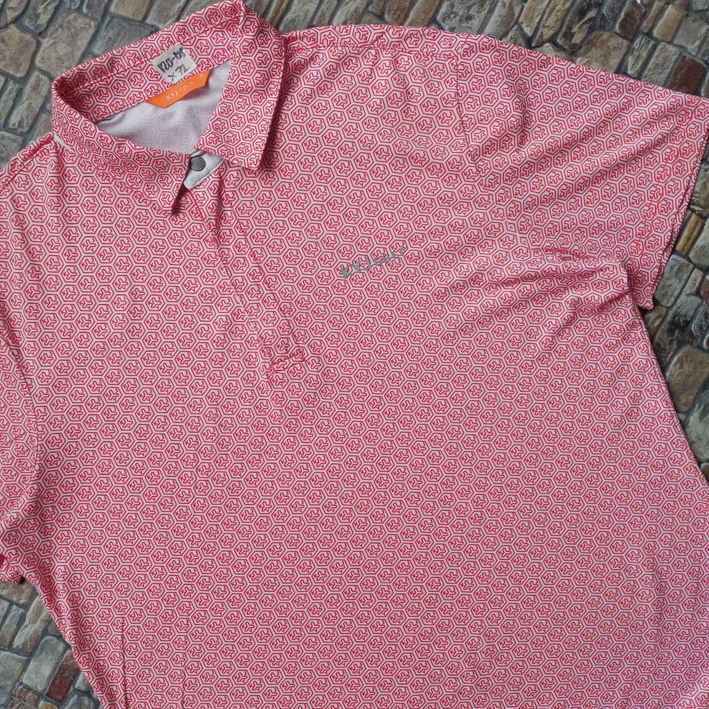 kaos Jersey kerah Polo branded original preloved, Jersey Golf pria