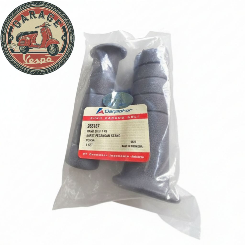 Handgrip Handpat grip slop stang Vespa Corsa DANMOTOR