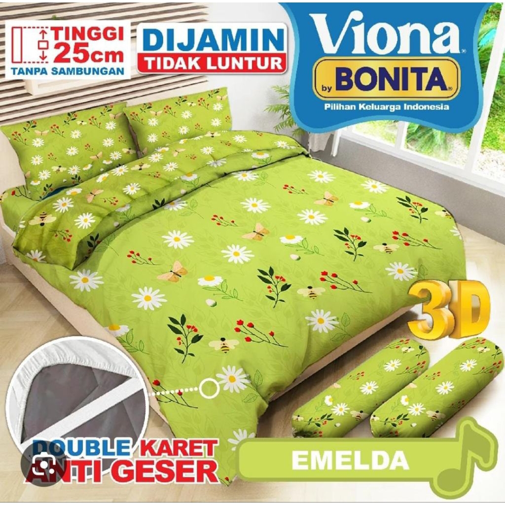 Momsdc Sprei Set Bedcover Bonita