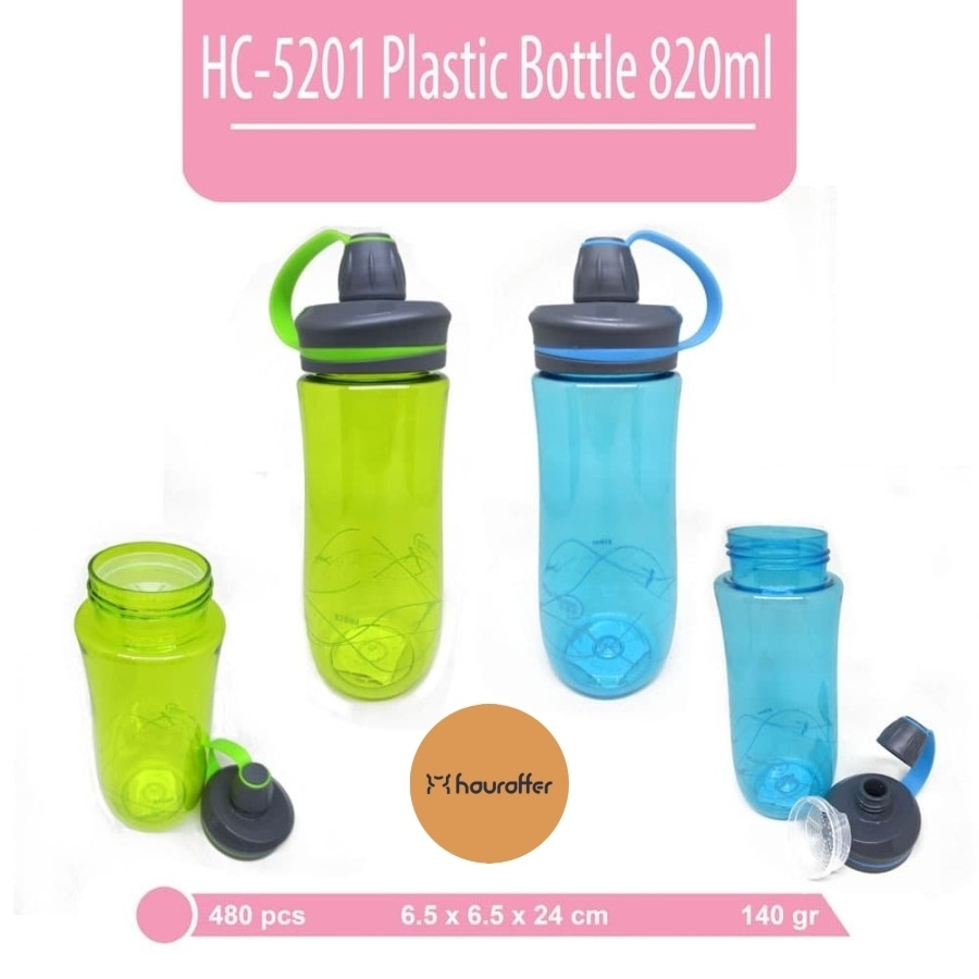 Botol Minum Plastik HC-5201 Tumbler Anti Bocor BPA Free 820ML