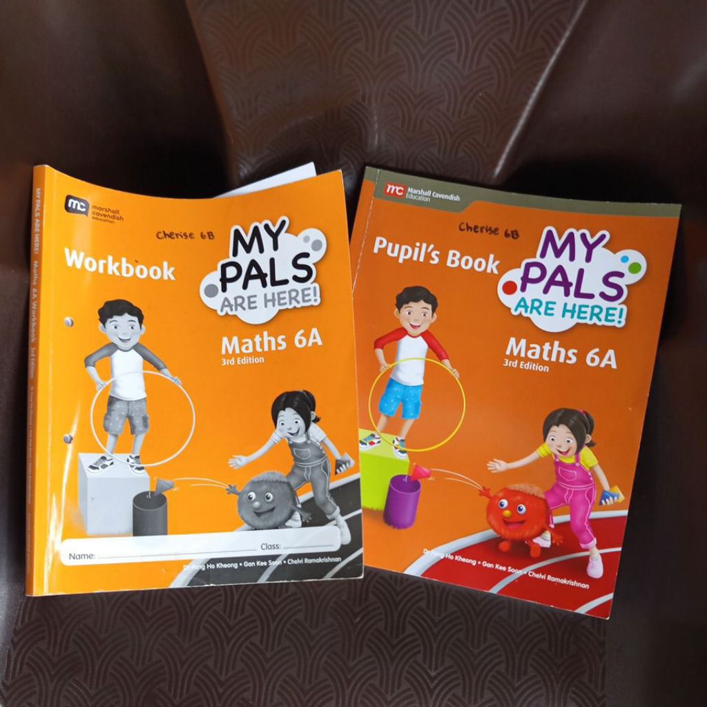 BUKU MY PALS ARE HERE MATH 6A PUPILS BOOK DAN WORKBOOK (ORIGINAL)