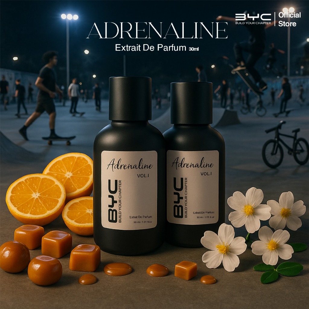 BYC | Build Your Chapter Bundling Adrenaline 2 Pcs Extrait de Parfum 30ml parfum untuk santai | BYC 