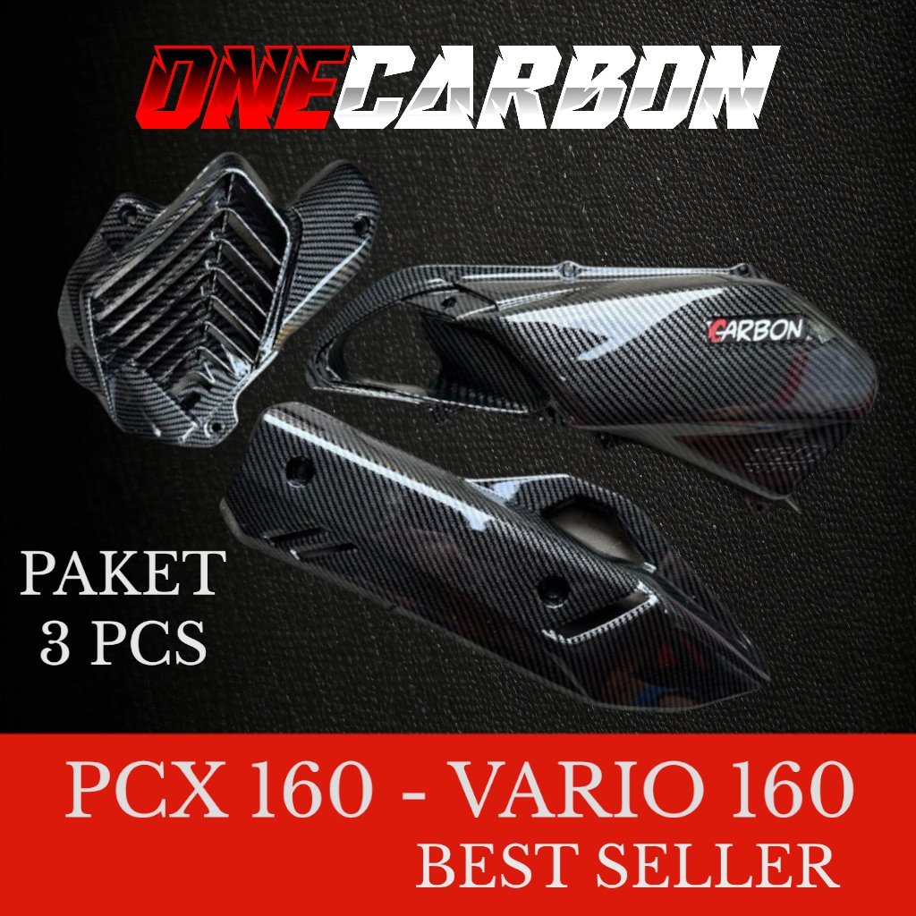 PAKET CARBON PCX 160 3 PCS paket carbon pcx 160 3 pcs paket carbon Vario new 160 PCX new 160 variasi