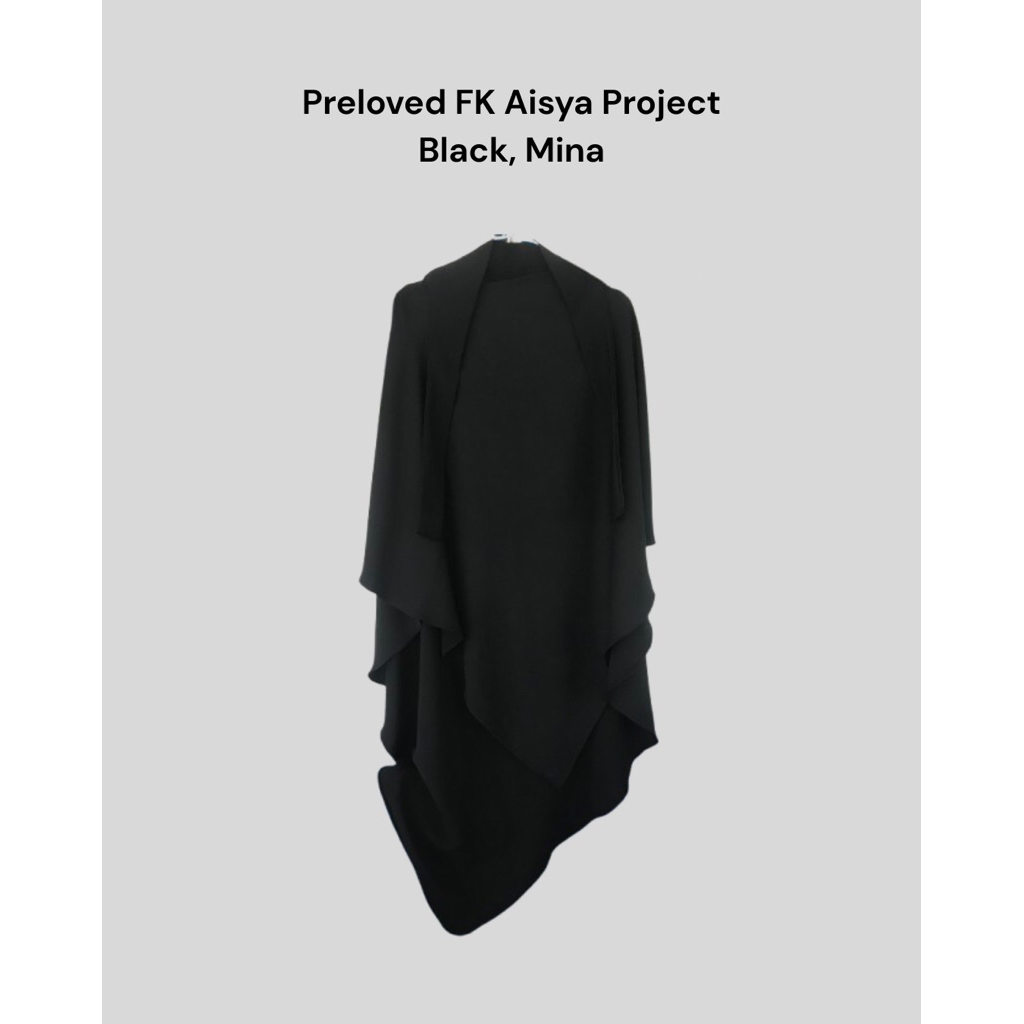 preloved french khimar by aisya project