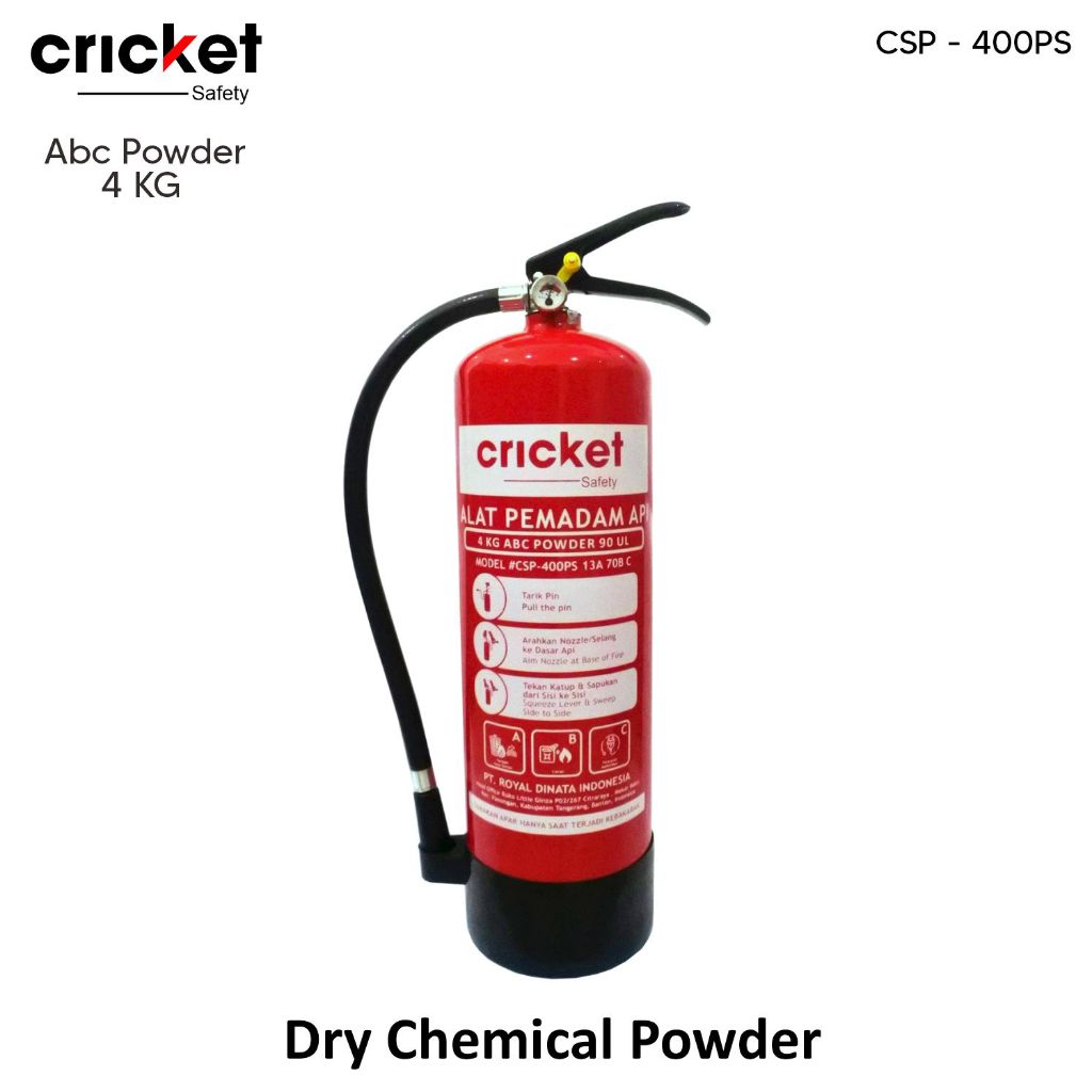 APAR SNI 4 KG CRICKET SAFETY / APAR ABC POWDER 4 KG SNI / ALAT PEMADAM SNI 4 KG