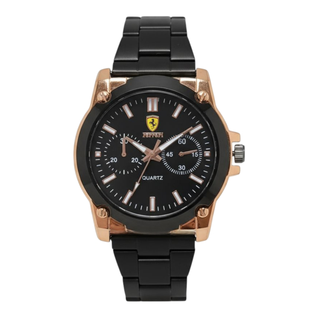 Jam tangan Pria Analog Rantai Stainless steel Jam tangan pria keren