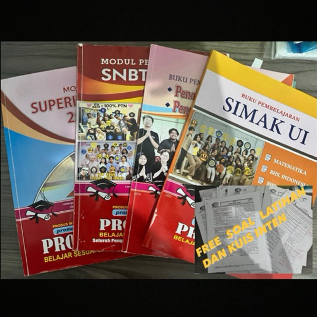 PRELOVED BUKU INTEN (free soal) PERSIAPAN UTBK DAN SIMAK UI