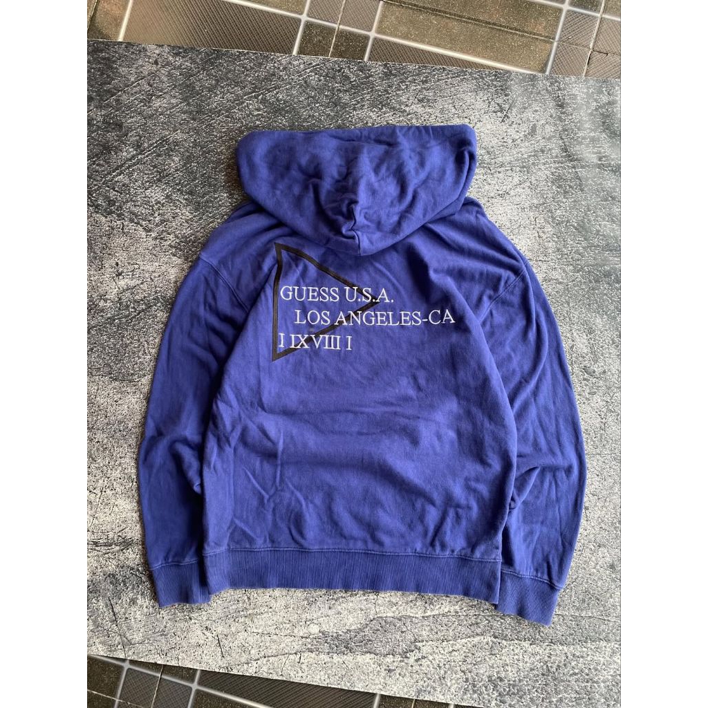 Hoodie Guess bordir logo USA authentic