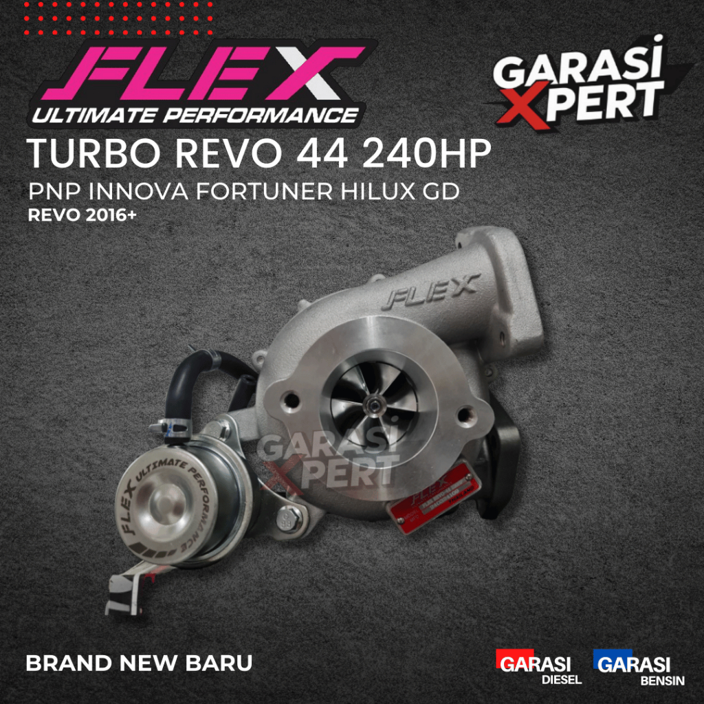 TURBO FLEX REVO 44 240HP PNP INNOVA FORTUNER HILUX 1GD 2GD REVO 2016+