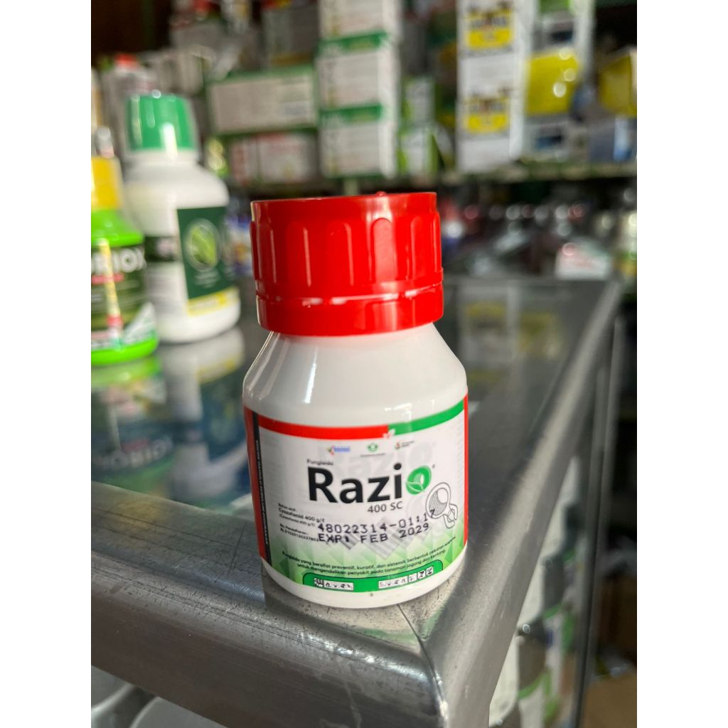 Fungisida Razio 400SC 50ml Efektif Sistemik// Fungisida RAZIO 400SC 100 ml untuk Hawar Daun