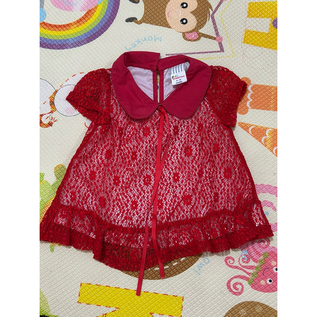 Preloved - Dreas Baju Cheongsam Chongsam Chibao baju imlek anak bayi newborn 1tahun 12bulan