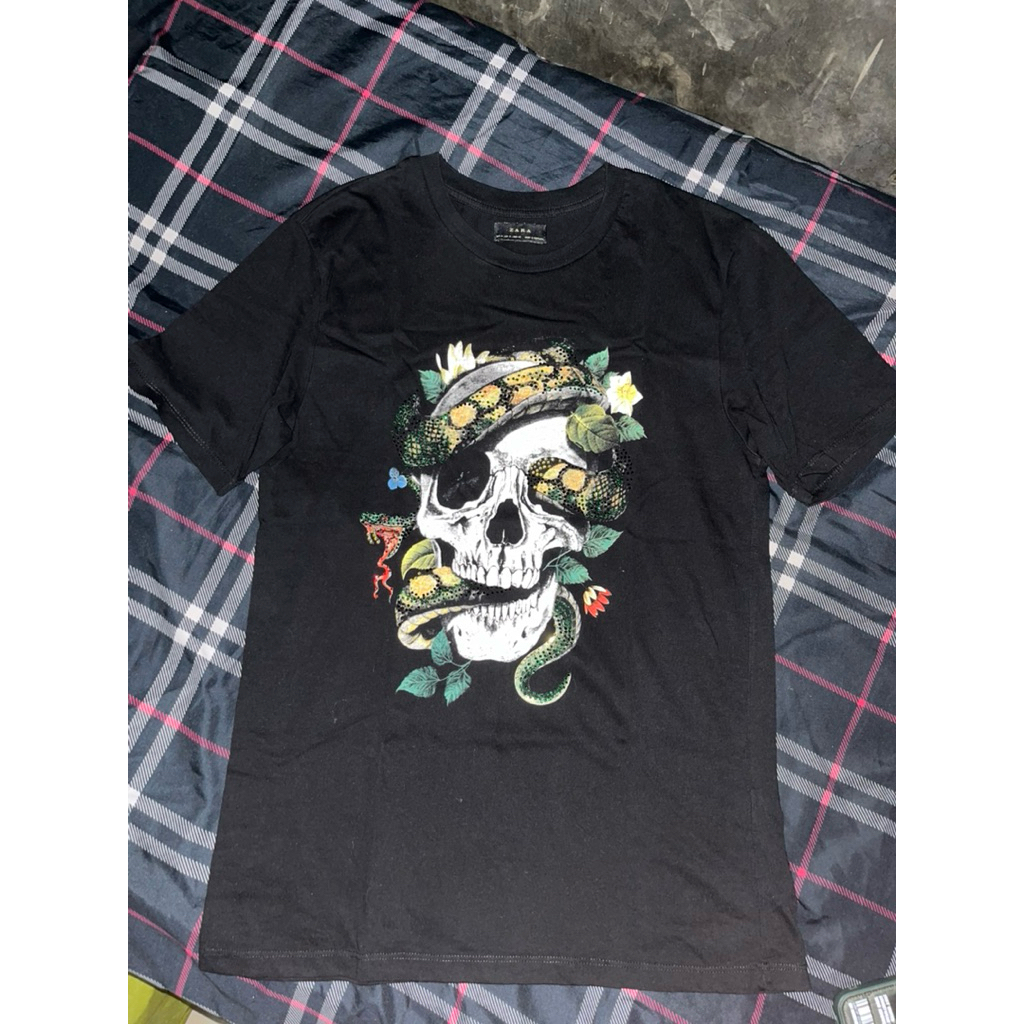 zara man skull&snake