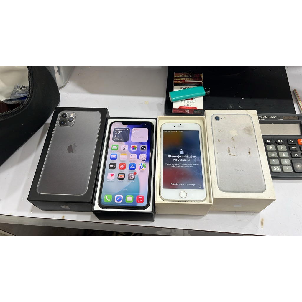 iphone 11 Promax bypass dan iPhone 7 lock icloud fullset mulus