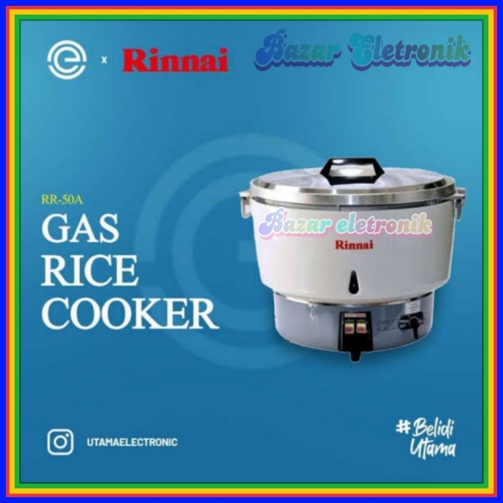 Rinnai RR 50A Gas Rice Cooker Penanak Nasi Gas Rinnai 10 Liter RR 50A