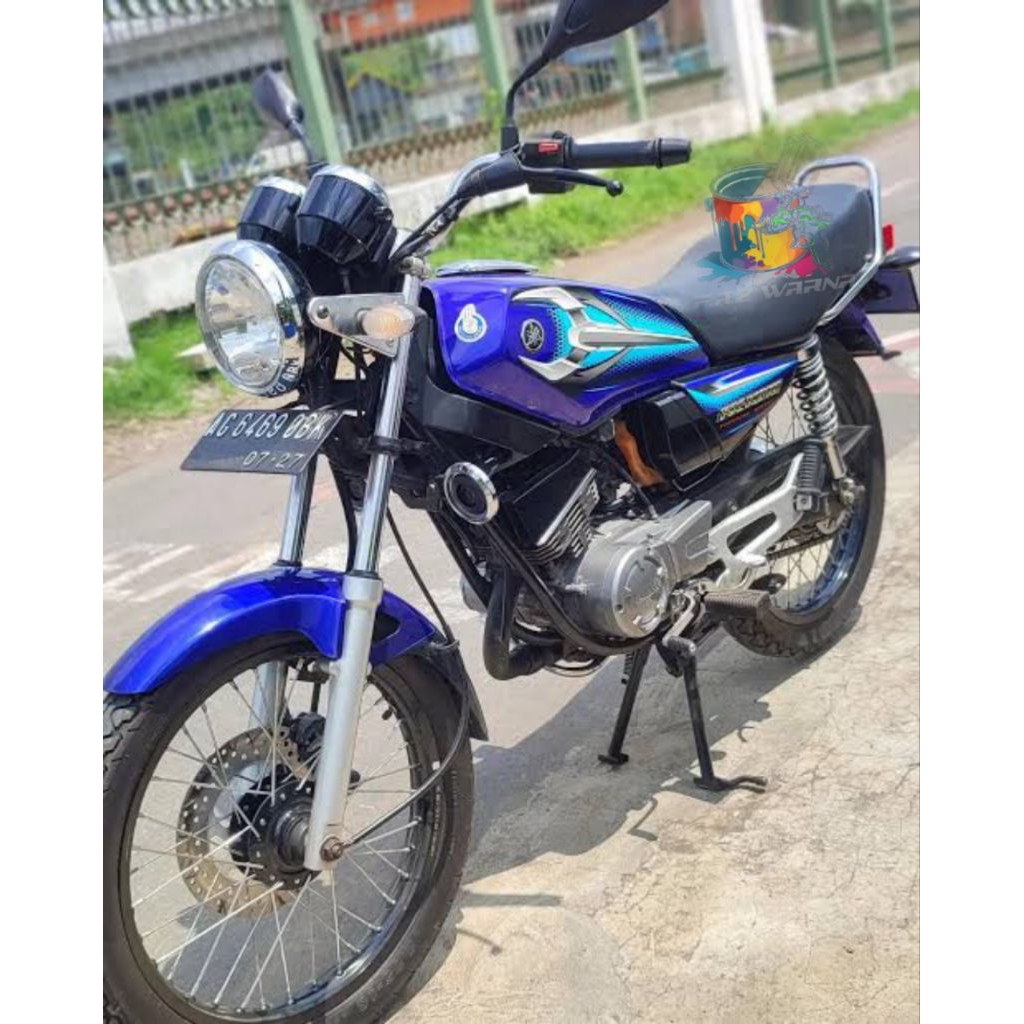 CAT BIRU YAMAHA RX KING ORIGINAL 2007