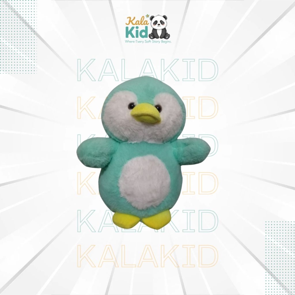 TIMEZONE BONEKA PINGUIN HIJAU ORIGINAL