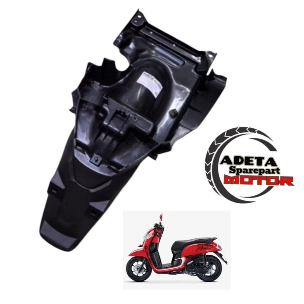 Spakbor Belakang Honda Scoopy FI Donat  THN 2017-2019