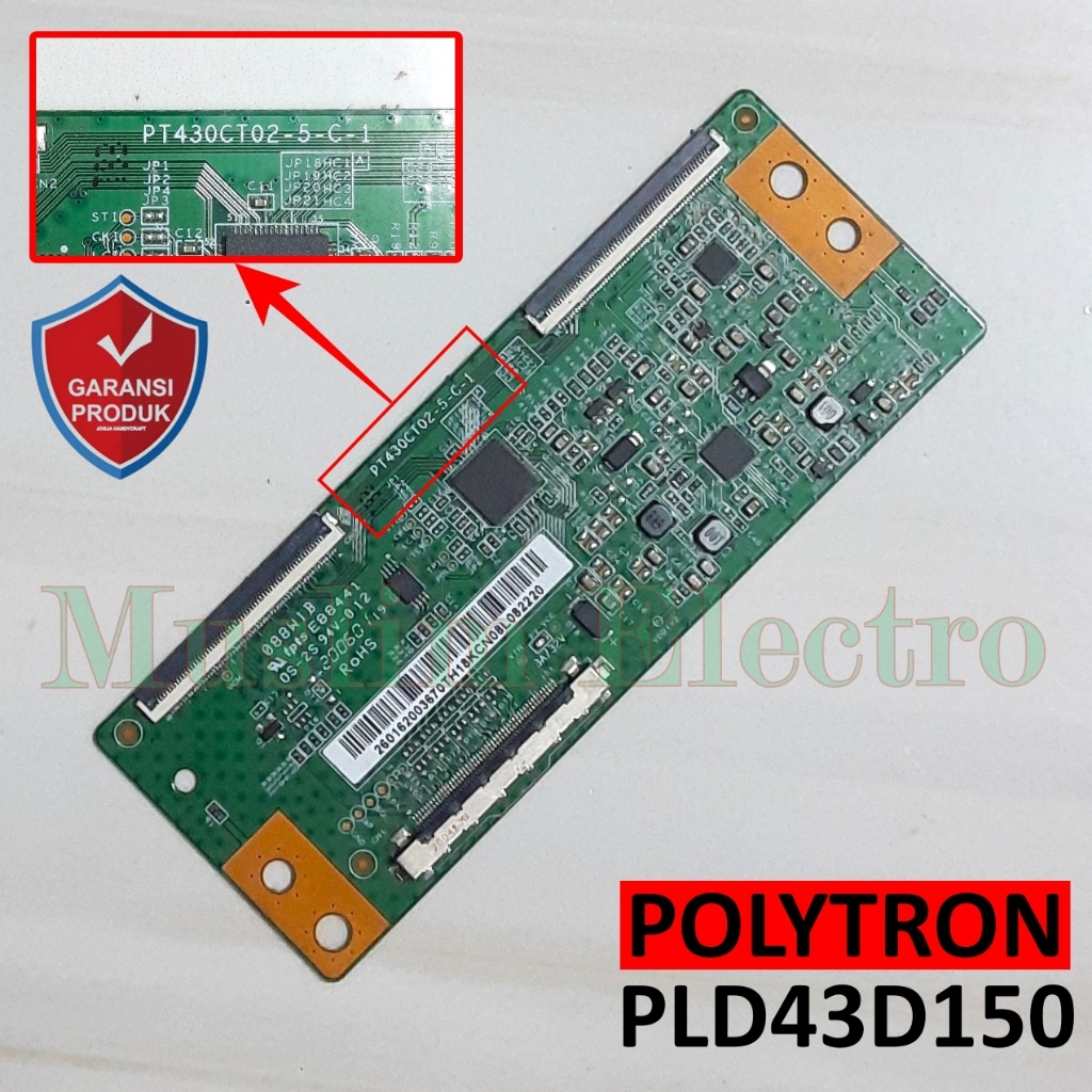 Tcon LED TV Polytron PLD43D150 43D150