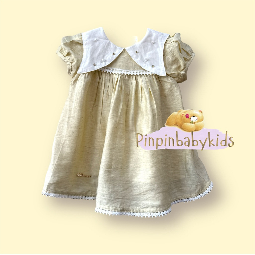 Dress baby elite miss mama kuning import