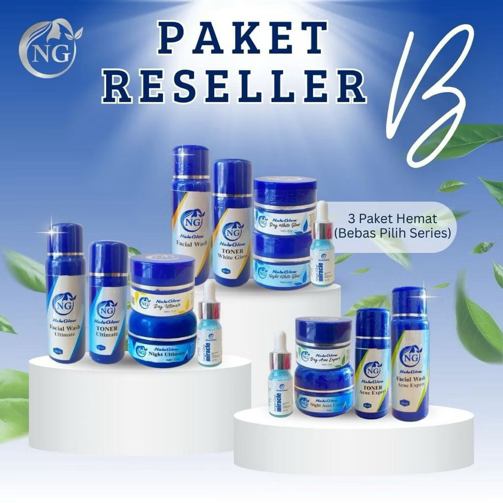 PAKET RESELLER B NALU GLOW / PAKET RESELLER NALU GLOW / PAKET USAHA NALU GLOW