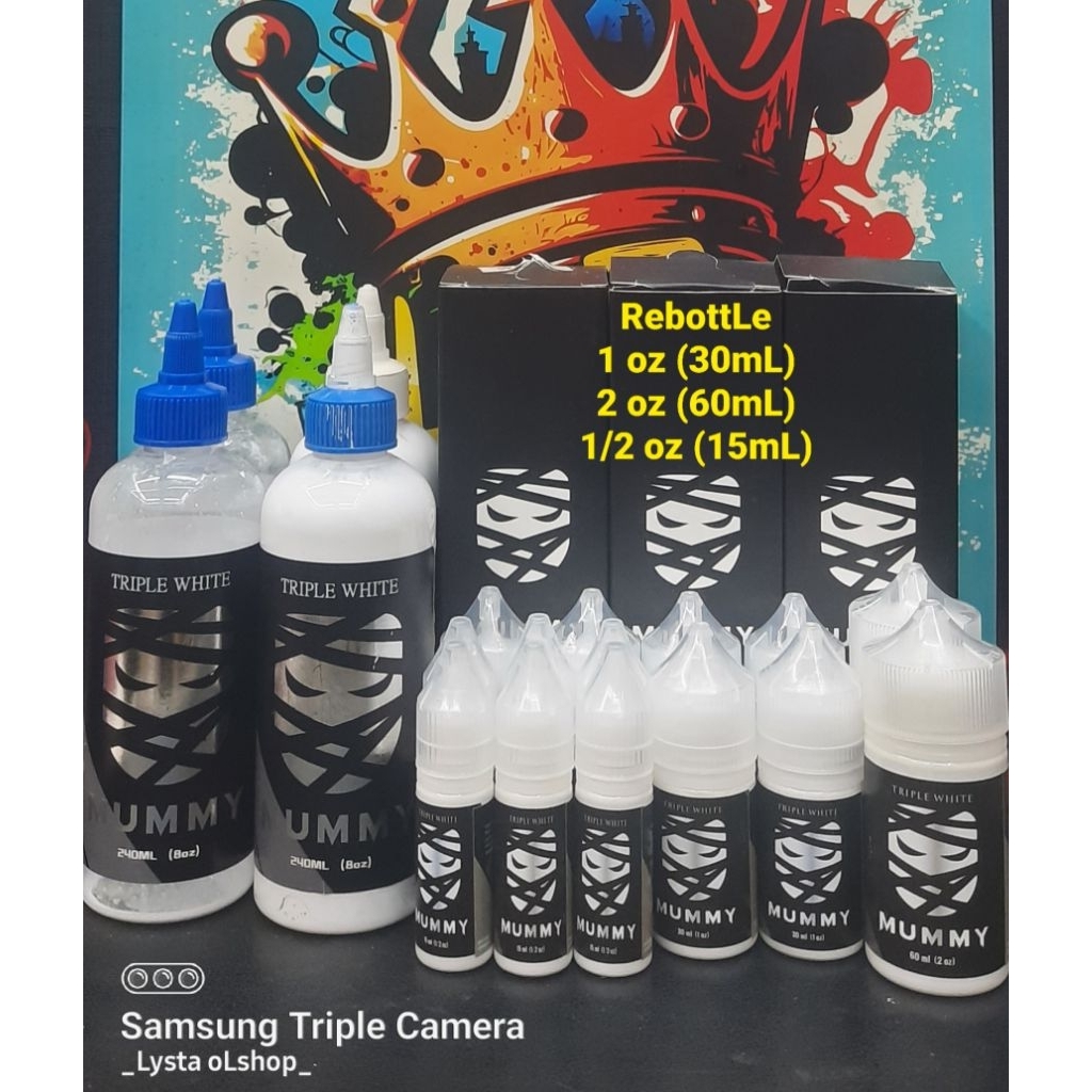 Tinta Tattoo Mummy TripLe White OriginaL