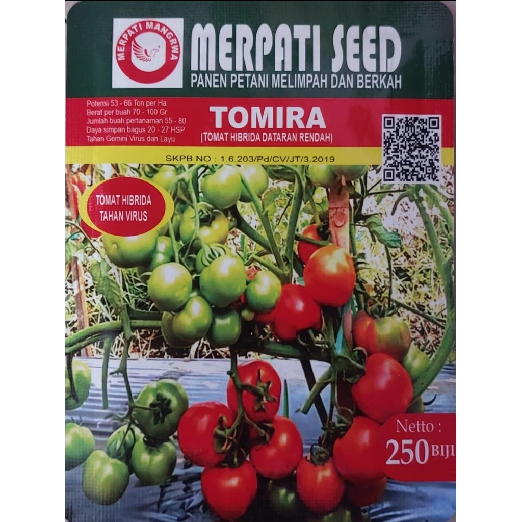 Benih Tomat Hibrida TOMIRA F1 250 biji