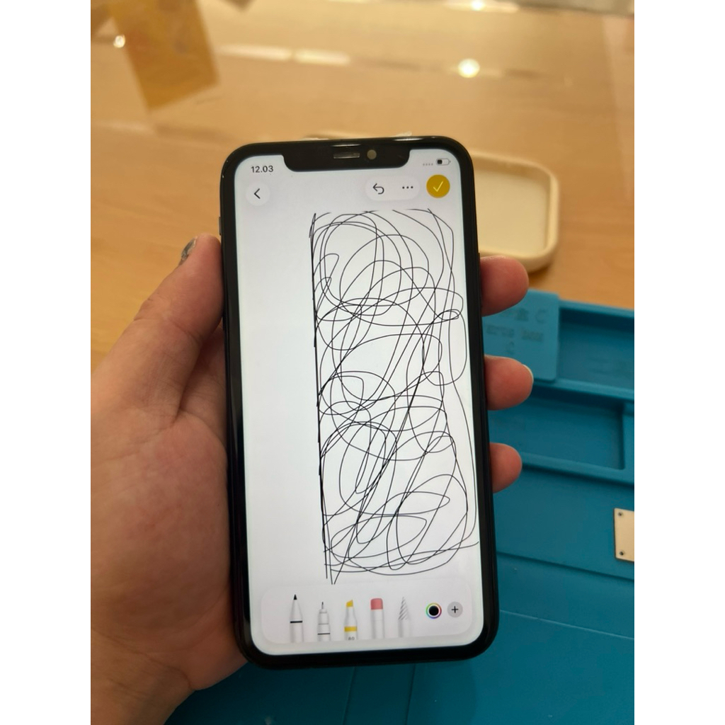 lcd iphone 11 ori cabutan minus