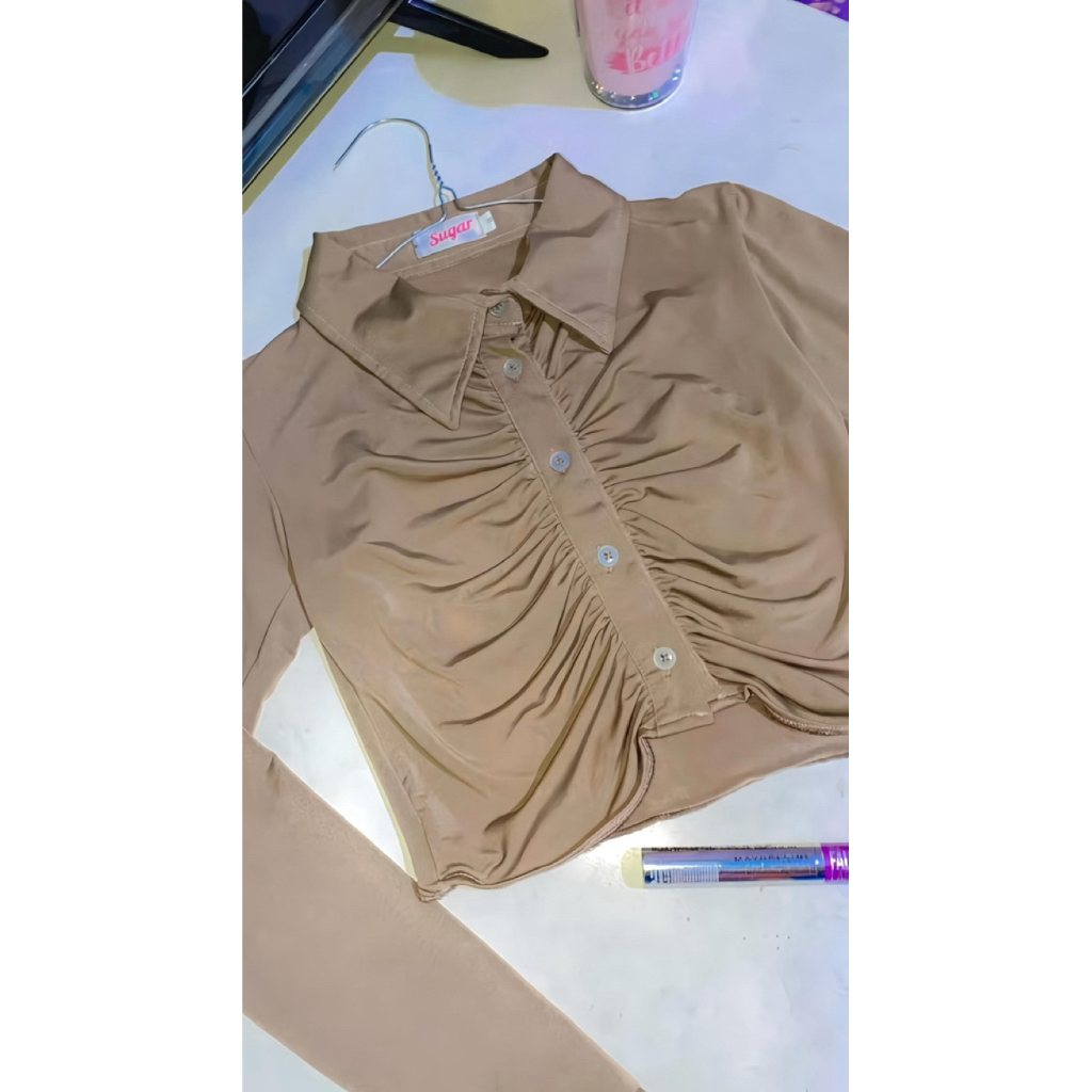 PRELOVED-NickiShirtMilkChoco/By.SheWearsSugar