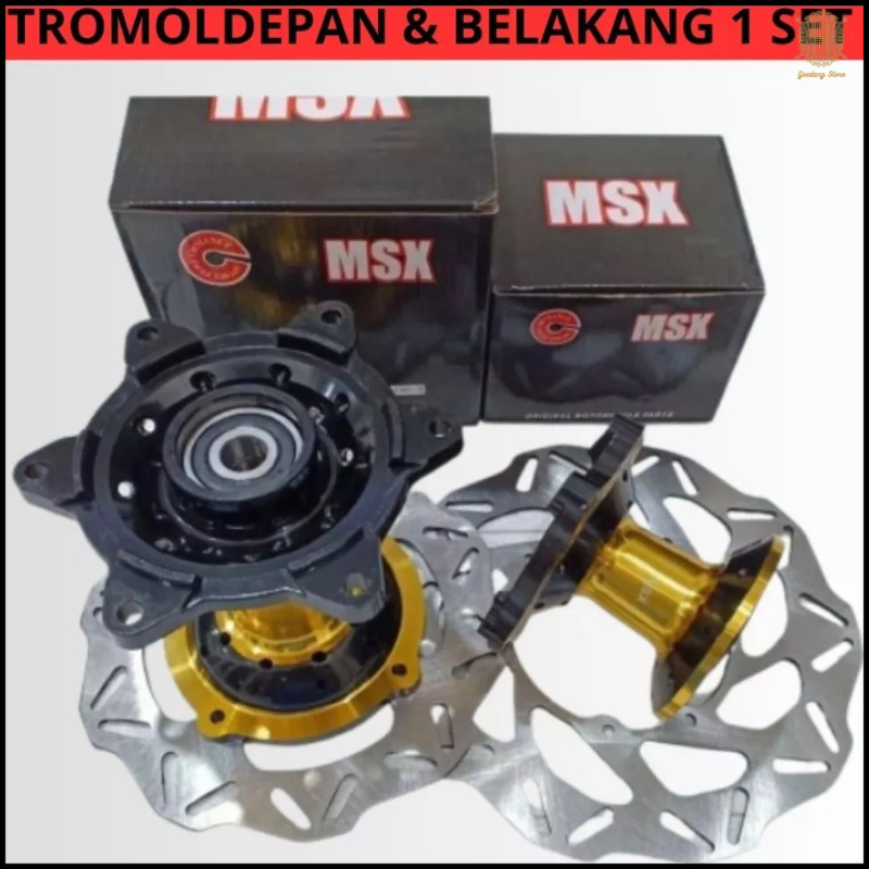 Tromol Klx 2tone Twotone Tromol Set Klx 36 Hole Depan Belakang Plus Piringan Cakram Tromol Klx 150