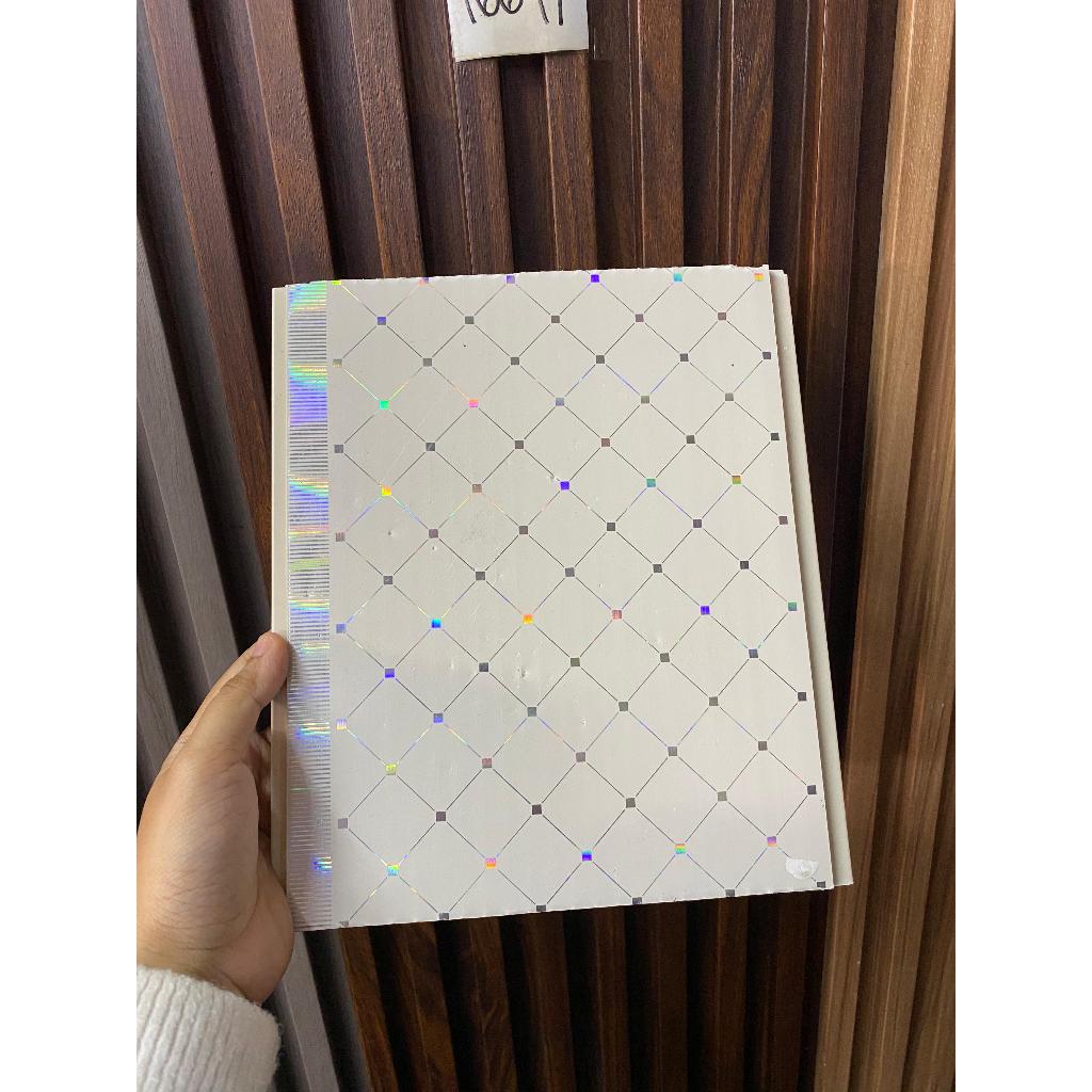 Plafon PVC Putih motif Anti Air Anti Rayap Premium Quality