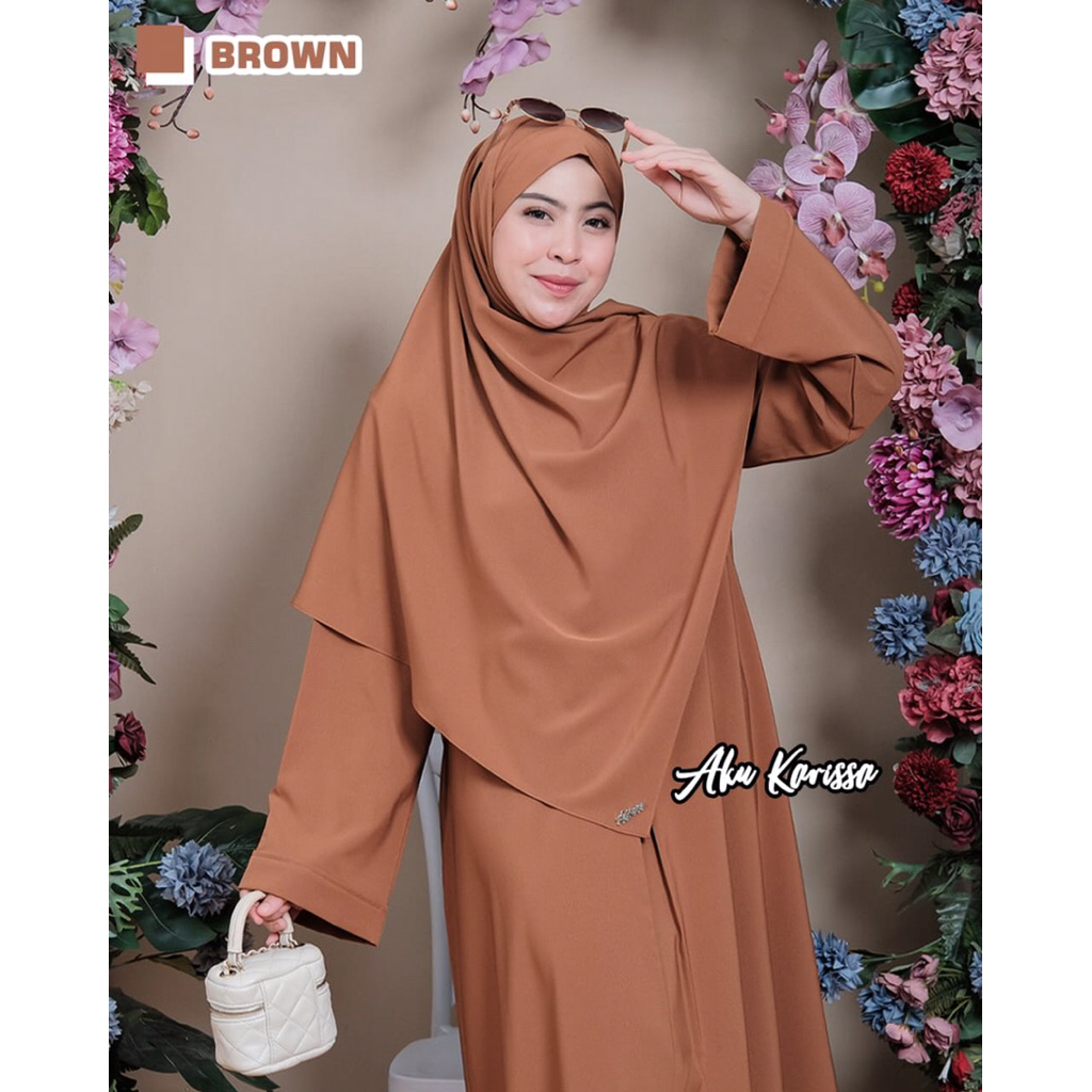 AZZAHIRA SET HIJAB WANITA BY AKU KARISSA MATT MARINA ANTI UV LEMBUT NYAMAN FASHION HIJAB STYLE KEKIN