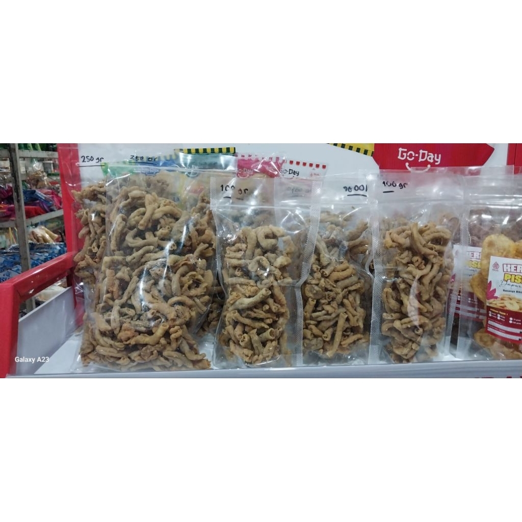 Keripik Usus Ayam / Keripik Usus Ayam Original / Keripik Usus Premium / Keripik Usus Murah / Teswa K