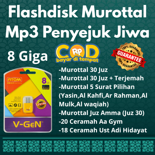Flashdisk 8 Giga Murottal 30 Juz