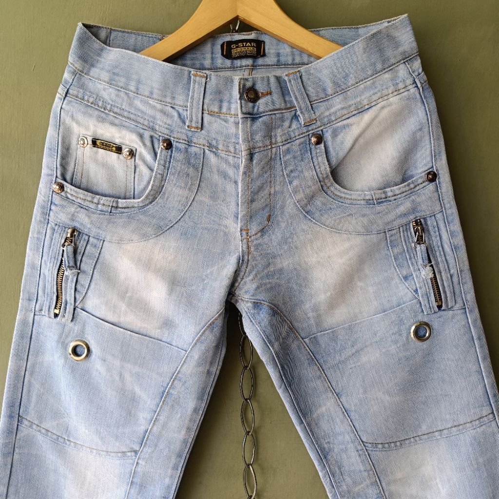 CELANA G-STAR RAW SLIM FIT CELANA G STAR RAW DENIM JEANS