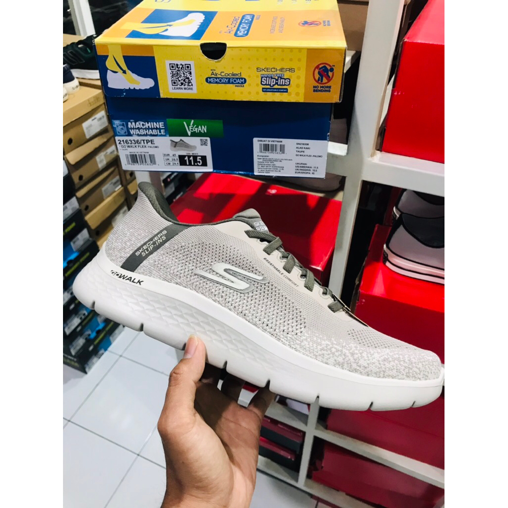 BIG SALE SKECHERS PALOMO [216336] ORIGINAL SEPATU PRIA/RUNNING/LARI/SNEAKERS