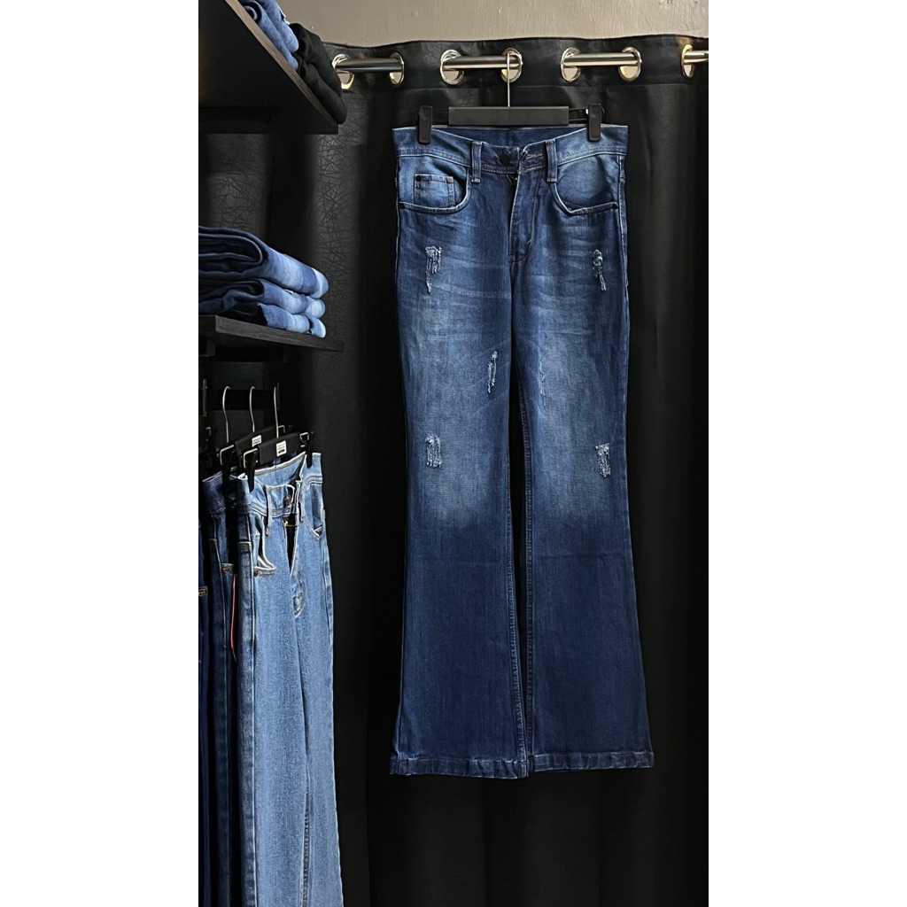 jeans flare | wisker-laser | Bootcut Pria
