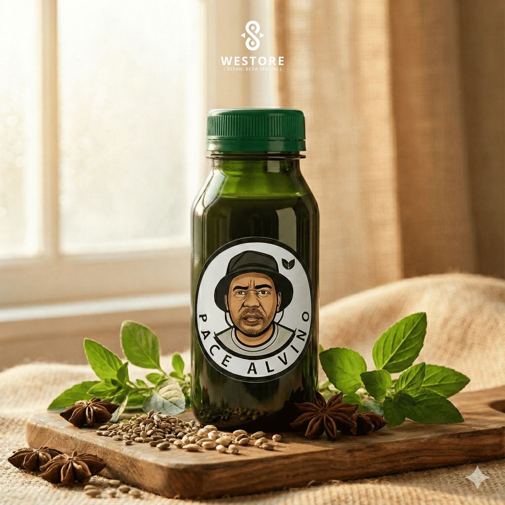 [ Privasi Aman ] Minyak Alvino Original Asli Papua Terapi Minyak Pijat Daun Tiga Jari 50 ML