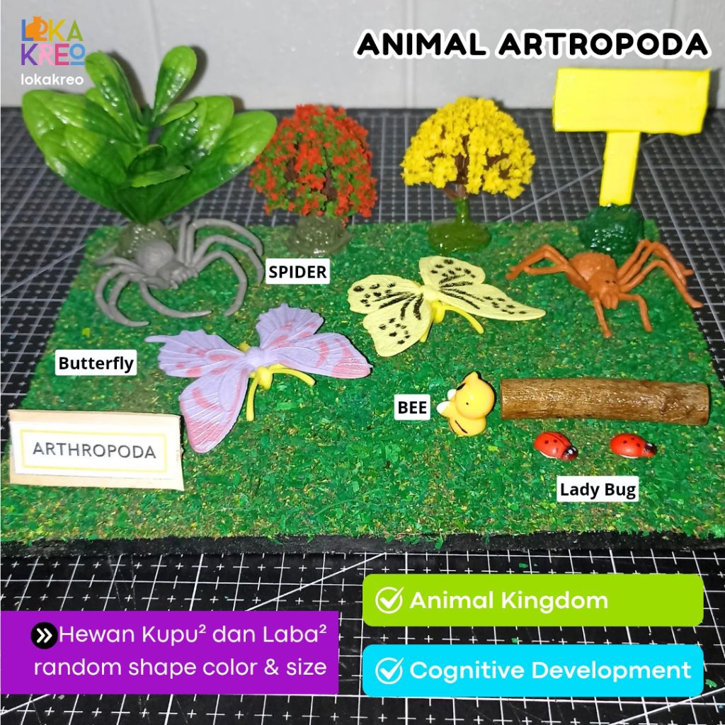 paket maket diorama animal artropoda hewan reptil hewan ampibi hewan reptil