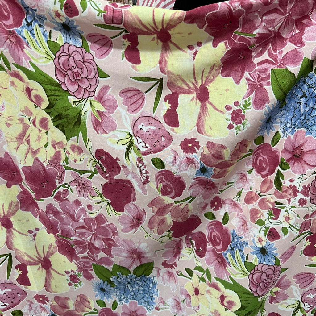 Kain Katun Rayon Viscose Premium | katun rayon | rayon motif | Rayon premium | Daster | Kemeja | Piy