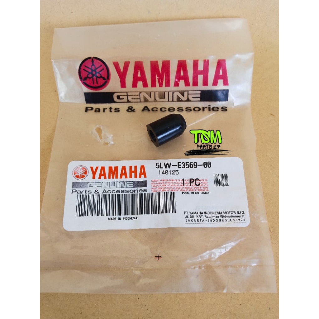Karet Plug Blin Penahan Cover Mesin Mio Sporty Smile Soul Fino Karbu Nouvo 5LW-E3569-00 Ori Yamaha