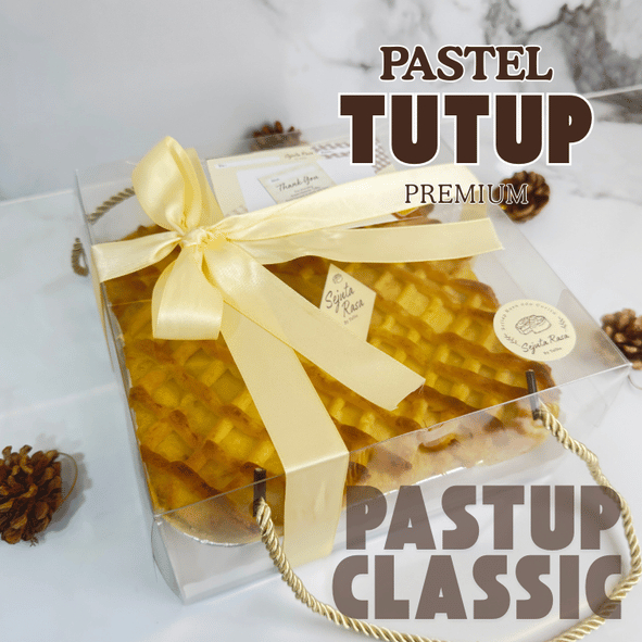 Pastel Tutup Classic Foil 20x20 — Food Cake Hampers Pastup Classic Homamade Premium Surabaya