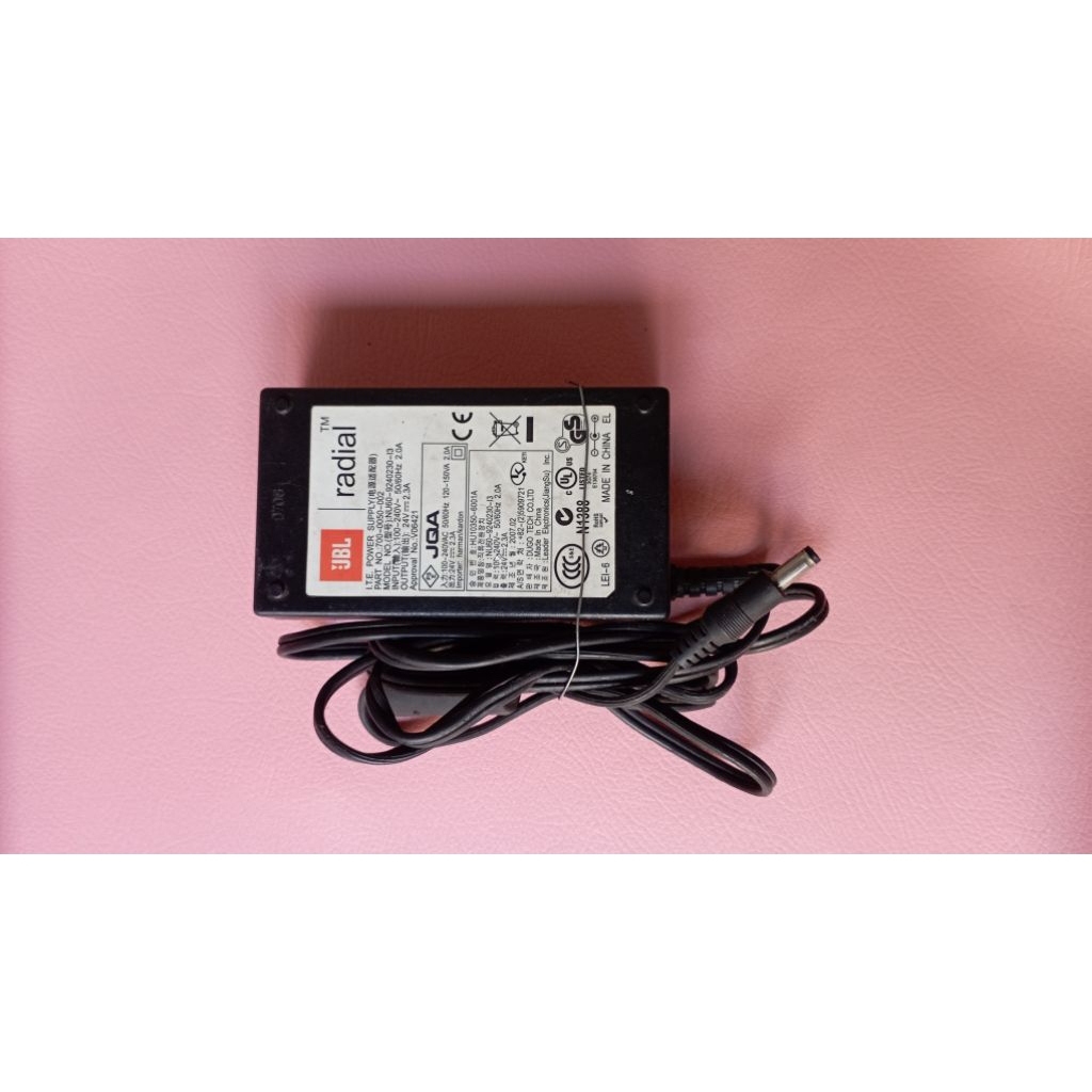 Adaptor jbl bekas original 24v Power suplay