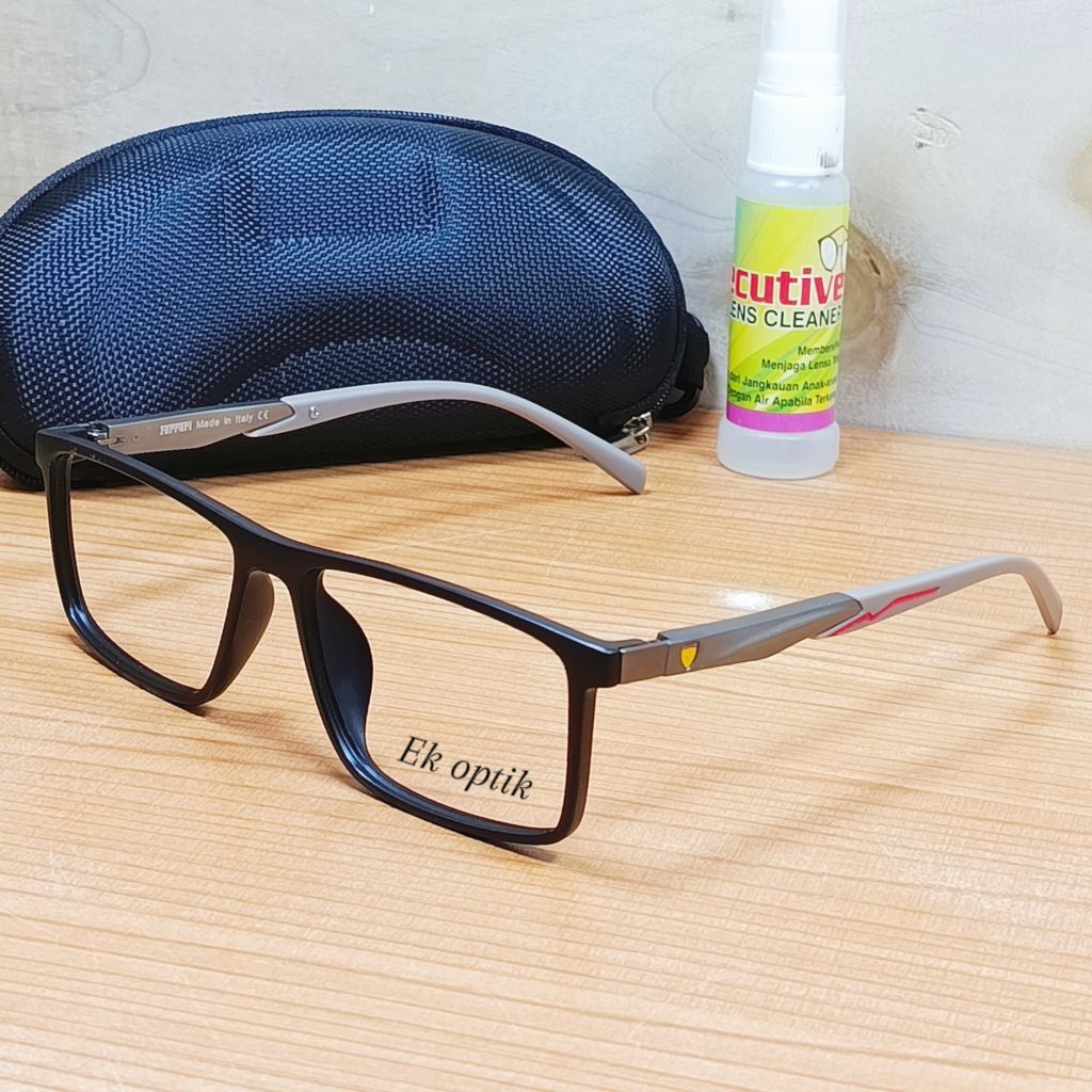 kacamata baca(dekat) jalan(jauh) progresif lensa DOMAS FLEXI-CORD ORIGINAL Bening