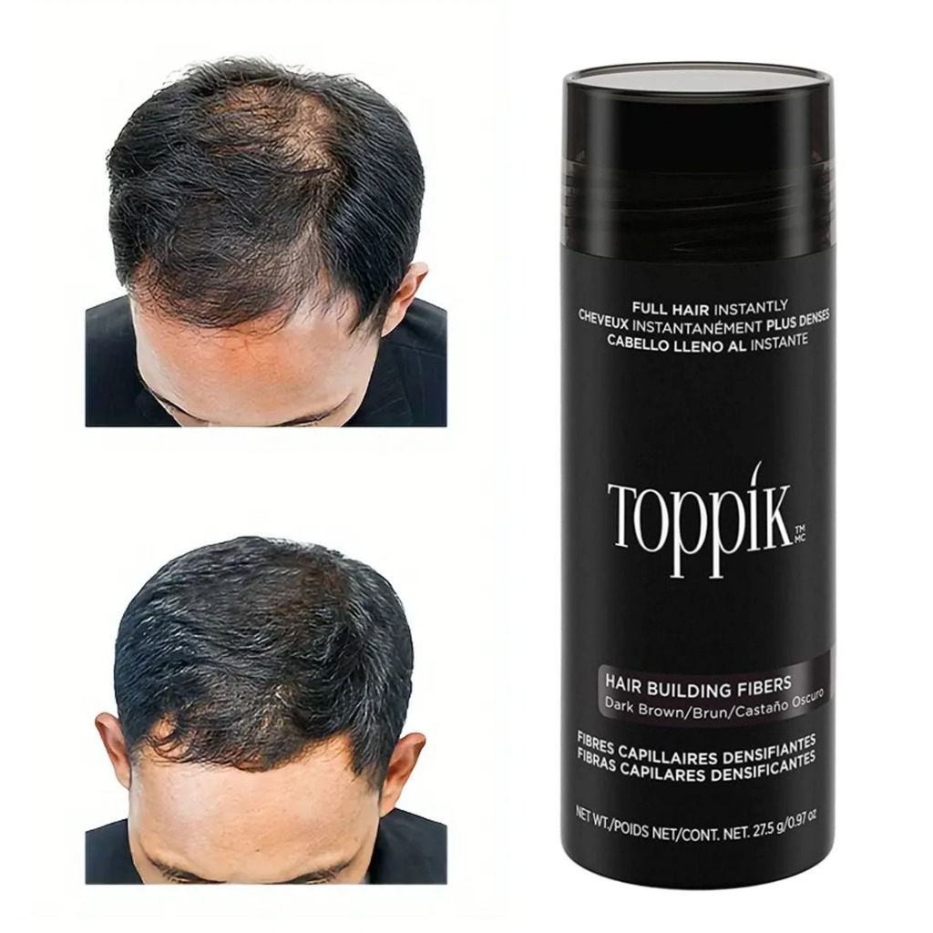 Toppik Hair fiber Penebal Rambut Instan Rambut Tebal Alami, penutup rambut botak seperti caboki
