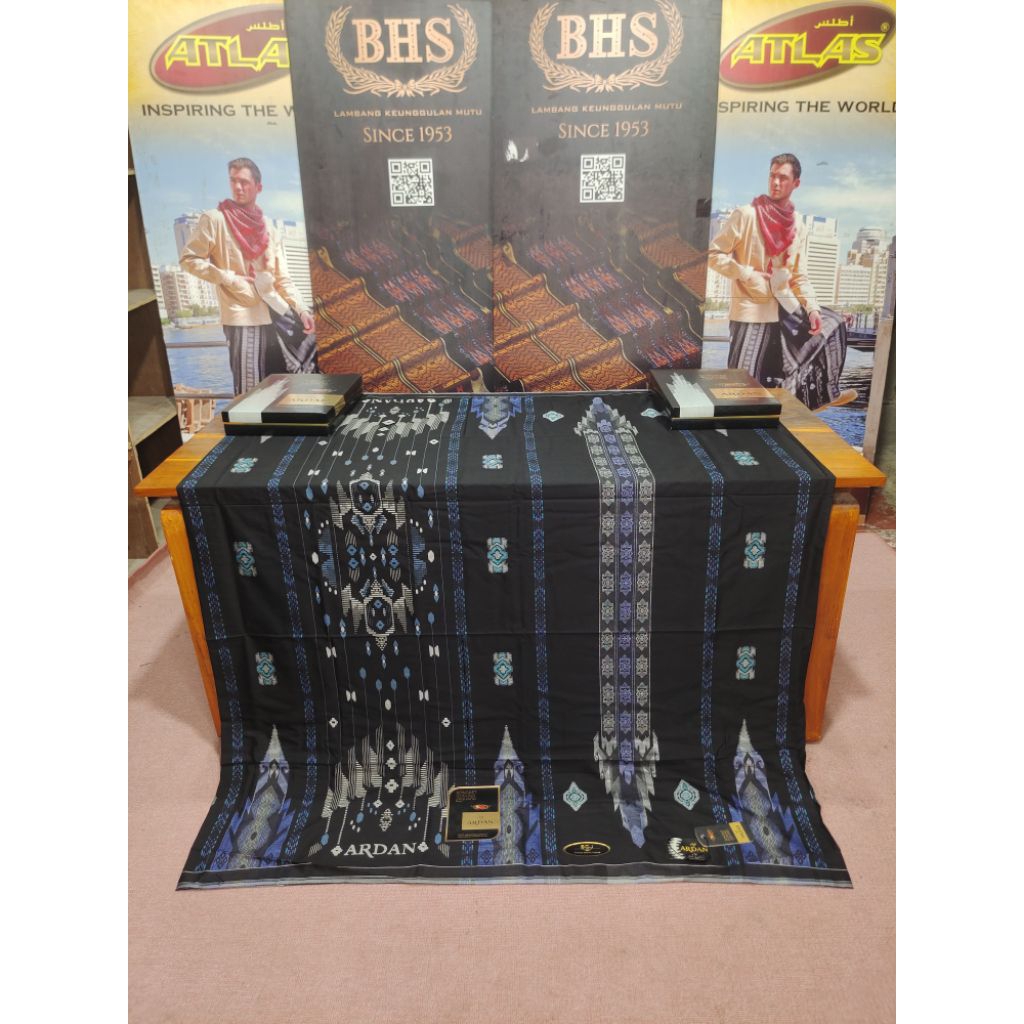 SARUNG ARDAN HITAM BIRU TYPE SGJ ARDAN GOLD