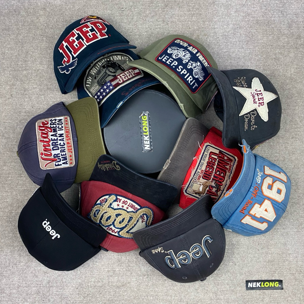 Topi Jeep Mobil Branded Preloved Second